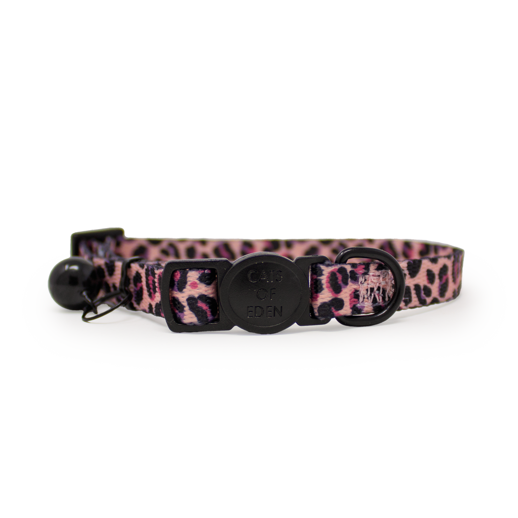 Blushing Leopard - Cat Collar, One Size