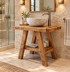 BORA Wooden Vanity and Shelf Storage | Tribe Joinery