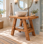 BORA Wooden Vanity and Shelf Storage | Tribe Joinery