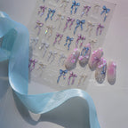 Hello Claws | Bowknot Shell Glossy Nail Deco Sticker