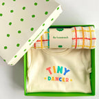 Dancer & Ditto Set - Baby Bodysuit & Muslin Swaddle Blanket in Gift Box