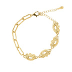 Molten Chain Link Bracelet