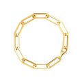 Square Chain Link Gold Bracelet