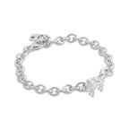 Labradoodle Silver Dog Charm Bracelet
