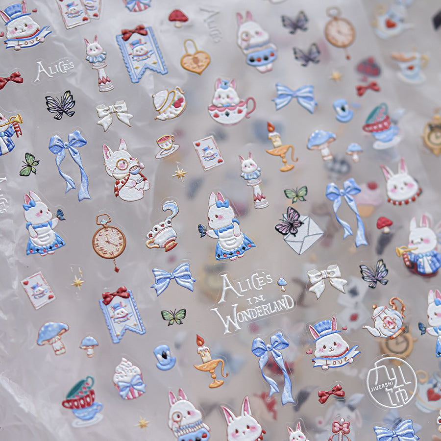 Hello Claws | Bunny Wonderland Nail Deco Sticker