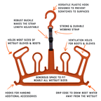 C-Monsta Wetsuit Hanger V2 - Orange (UK)