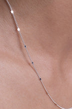 Star Dainty Chain Silver Necklace