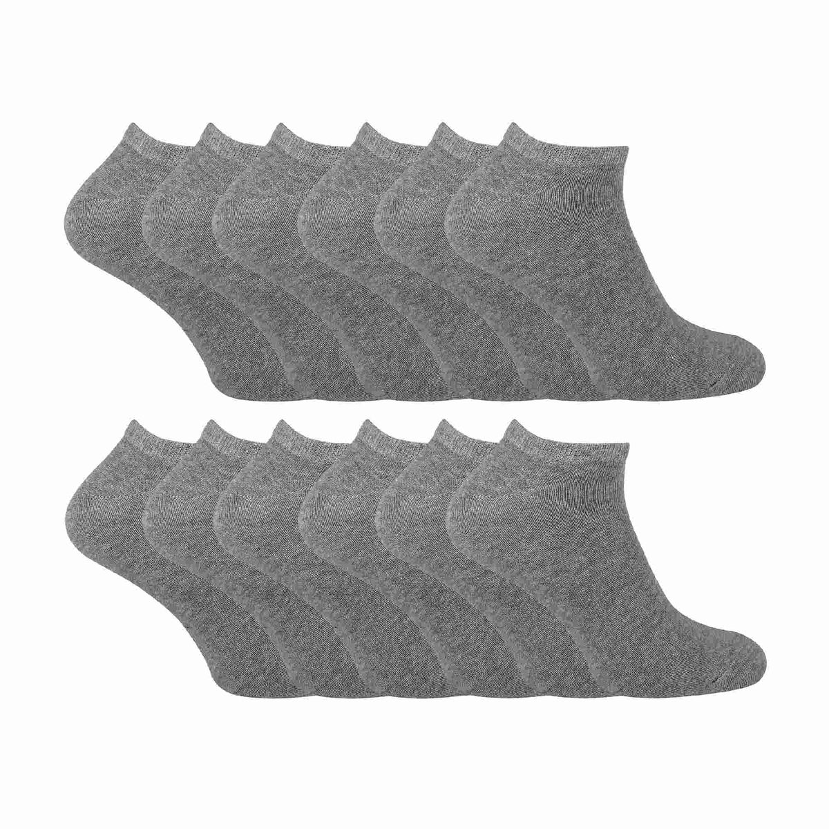 Kids Soft Cotton Breathable Trainer Socks (Multipack Options)
