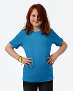 Kids Fidget-T - Short Sleeve-Blue