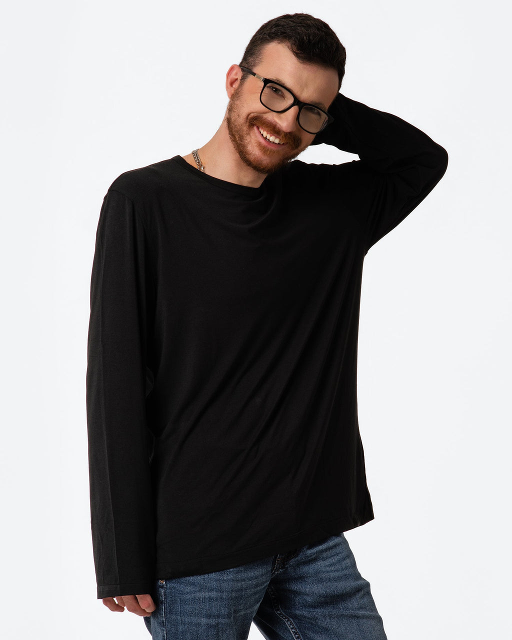 Adult Fidget-T Long-Sleeved-Black