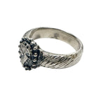 Cameo Muse Ring – One of a Kind – Handmade Sterling Silver 925 – Sculptural Female Portrait