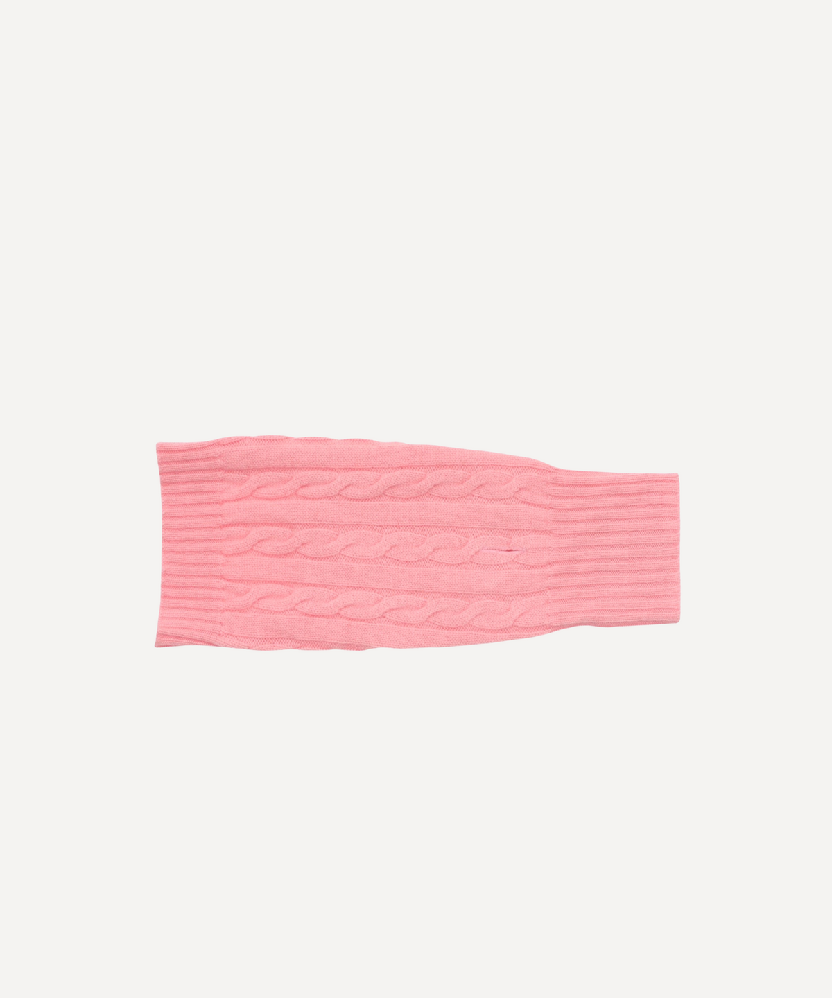 Cashmere Dog Jumper Cable Knit, Pink