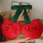 Daily White | Cherry Plush Pillow