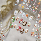 Hello Claws | Christmas Kitty Gift Box Nail Deco Sticker