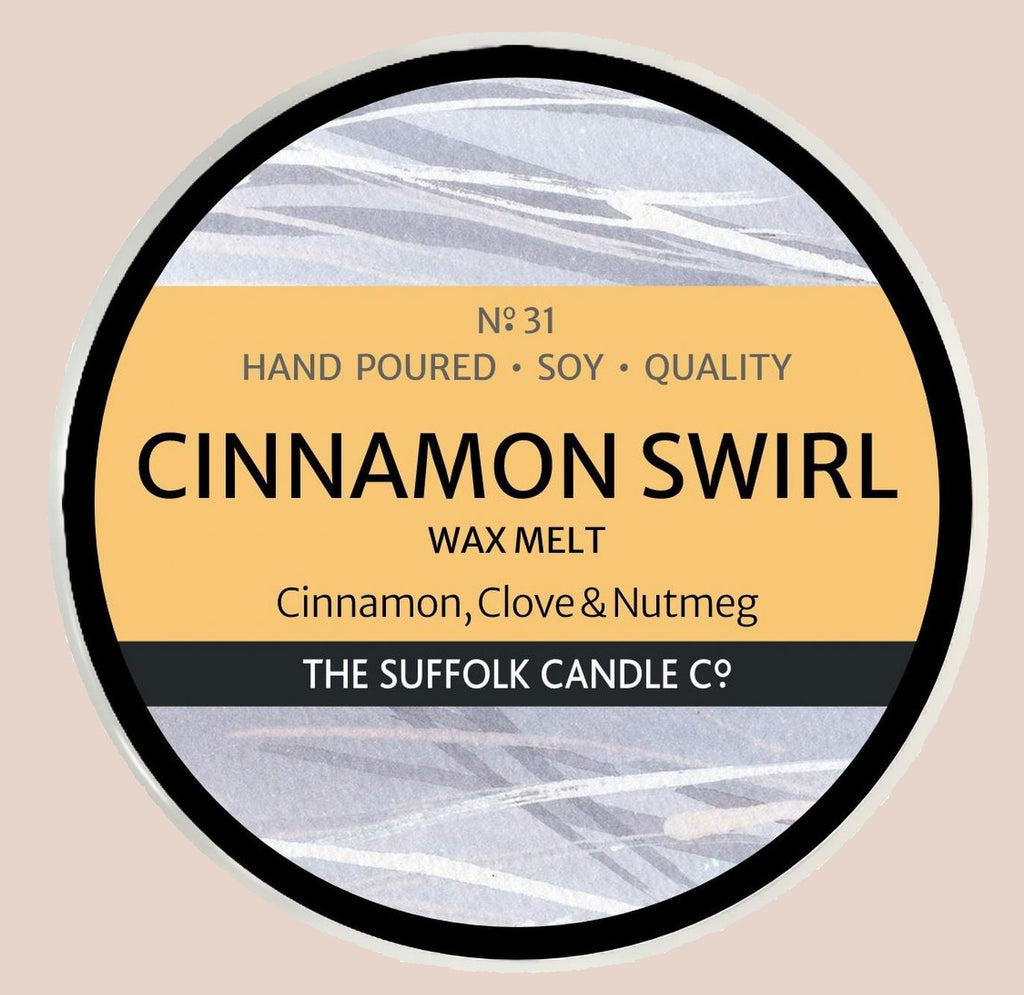 CINNAMON SWIRL - Cinnamon, Clove and Nutmeg - handmade wax melt - 50g
