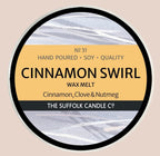 CINNAMON SWIRL - Cinnamon, Clove and Nutmeg - handmade wax melt - 50g