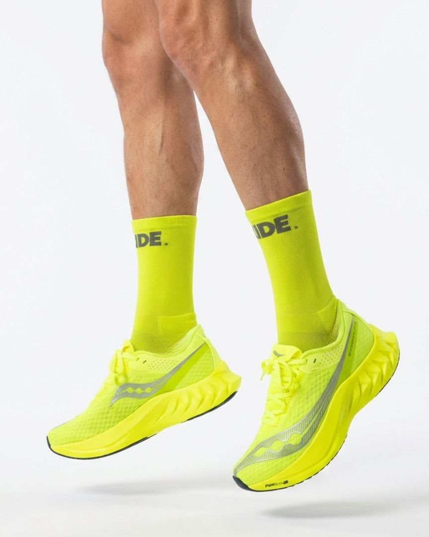 Performance Running Socks - Citron Chase