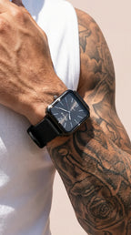 Unisex Silicone Square Face Quartz Watch