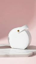 Mini Circular Travel Jewellery Case Compact Jewellery Storage Box