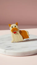 Acrylic Yorkshire Terrier Brooch Pin