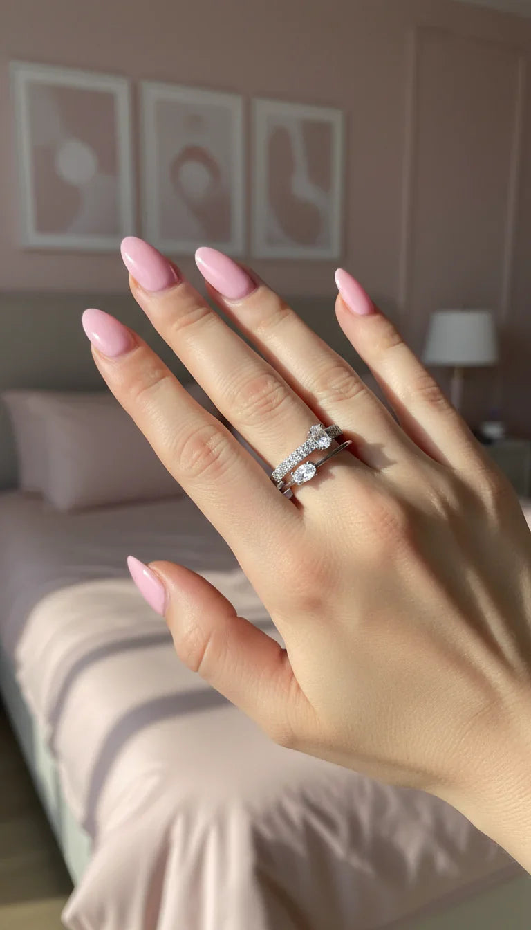 Box Of 12 Crystal Free Size Gold Plated Adjustable Statement Rings