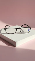 Black Frame Rectangular Reading Glasses
