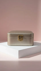 Travel Jewellery Box – Compact Trinket Organizer With Mirror