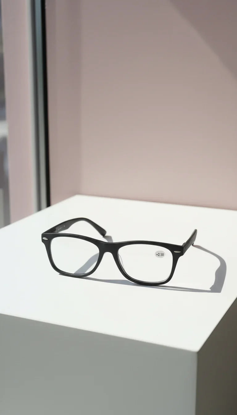 Matte Acrylic Rectangular Frame Reading Glasses