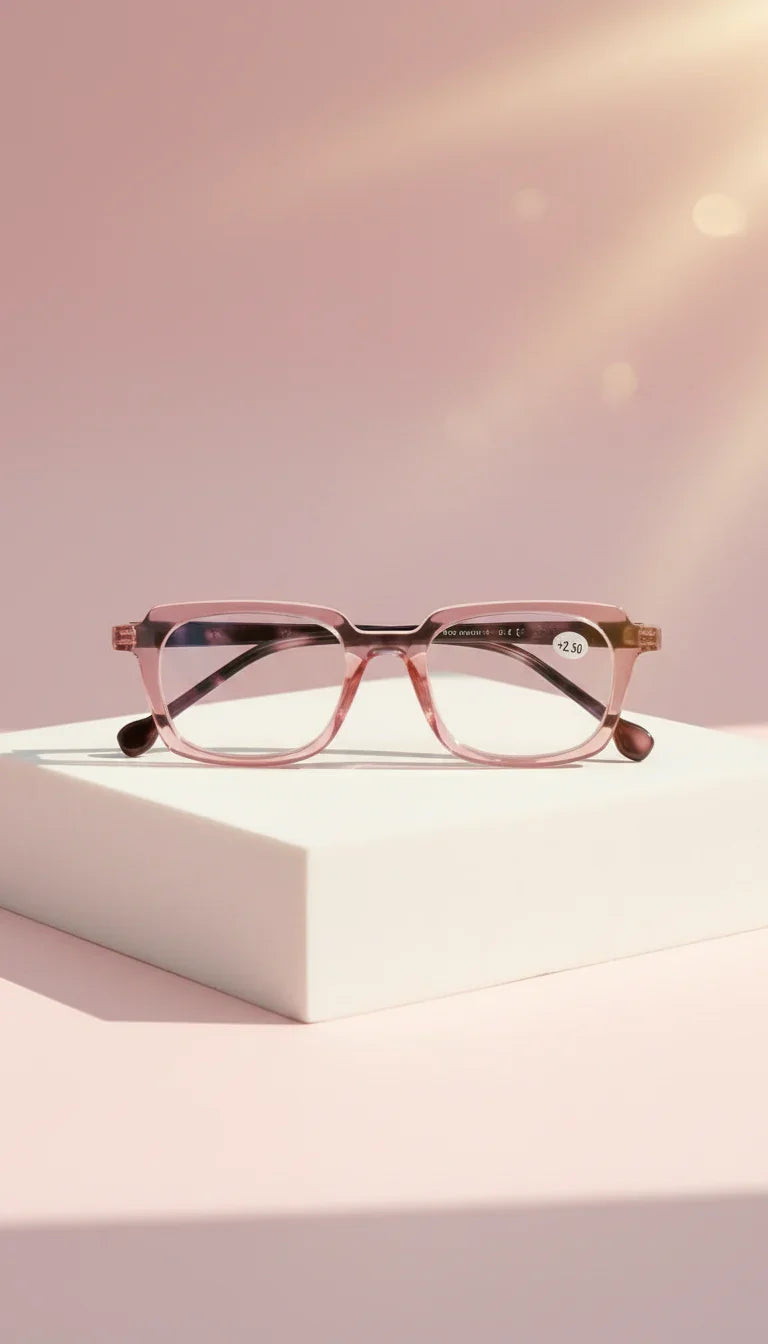 Acrylic Rectangular Frame Reading Glasses