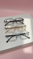 Acrylic Rectangular Frame Reading Glasses
