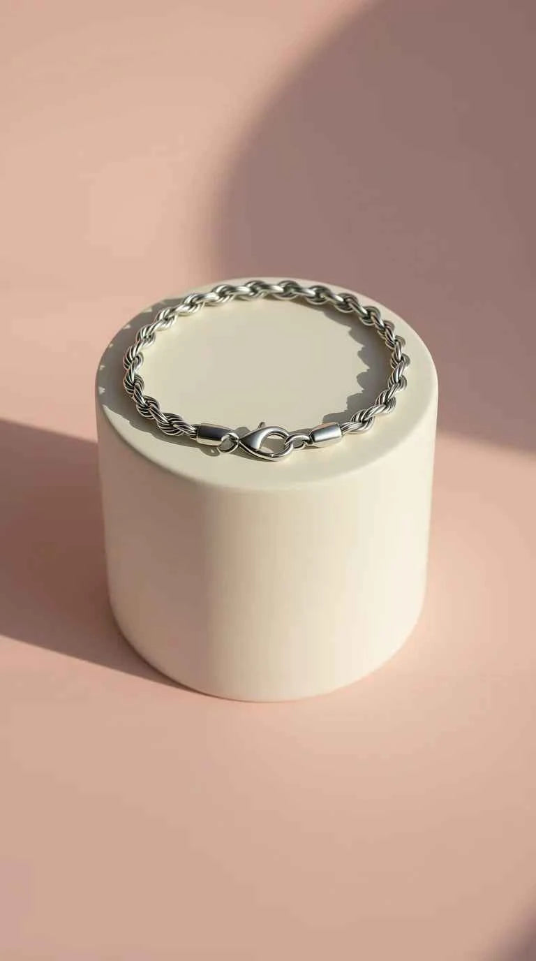 Twisted Rope Chain Bracelet