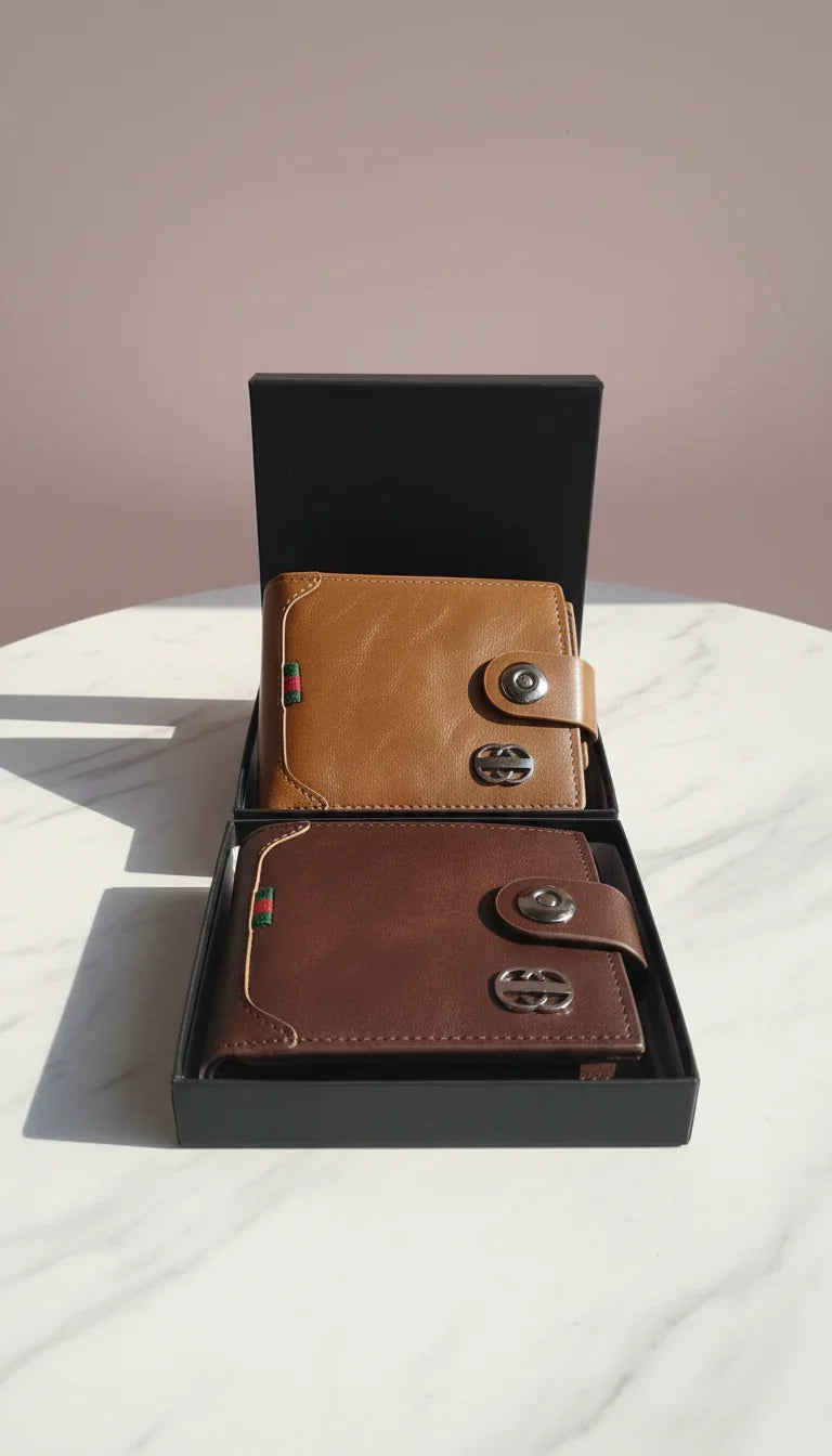 G Monogram Men's Wallet With Gift Box
