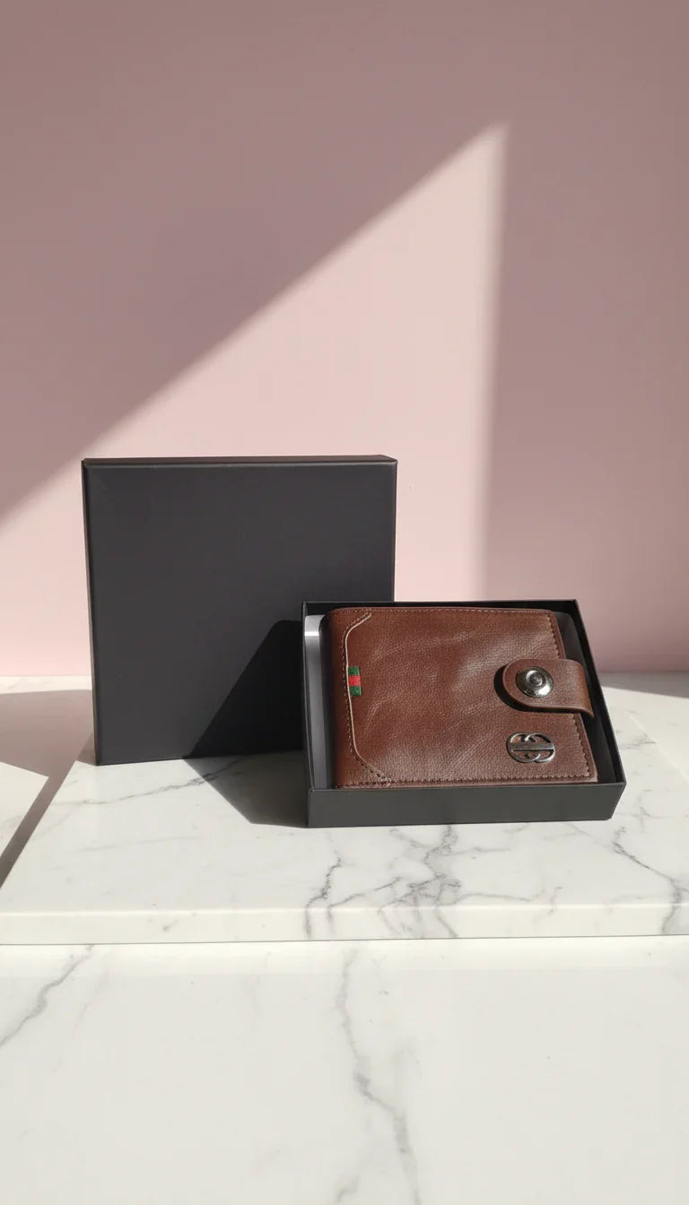 G Monogram Men's Wallet With Gift Box