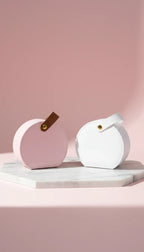 Mini Circular Travel Jewellery Case Compact Jewellery Storage Box