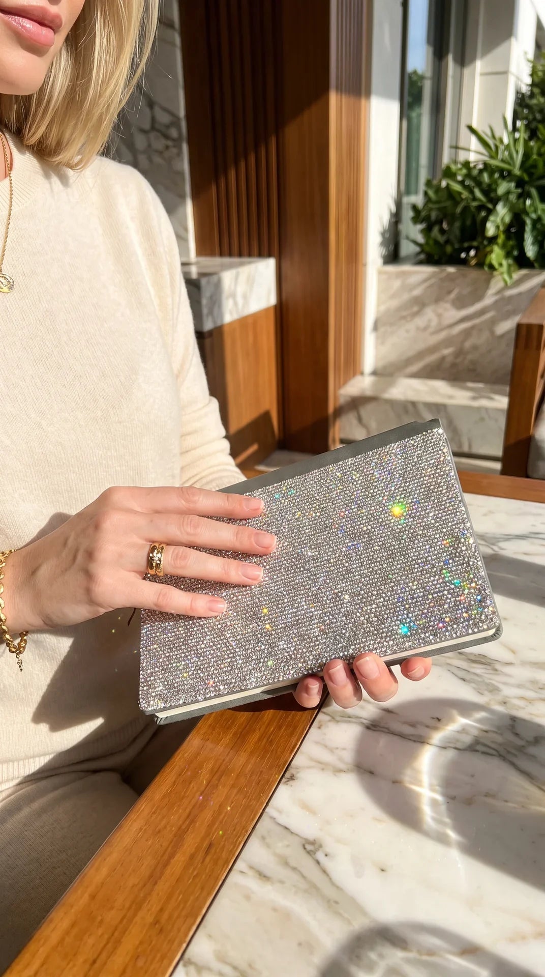 Crystal A5 Diamante Hardcover Notebook & Journal