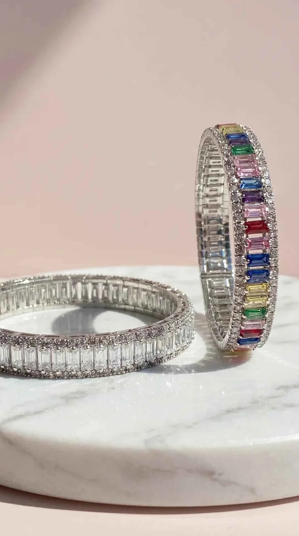 Stretchy Free Size Crystal Bracelet Bangle