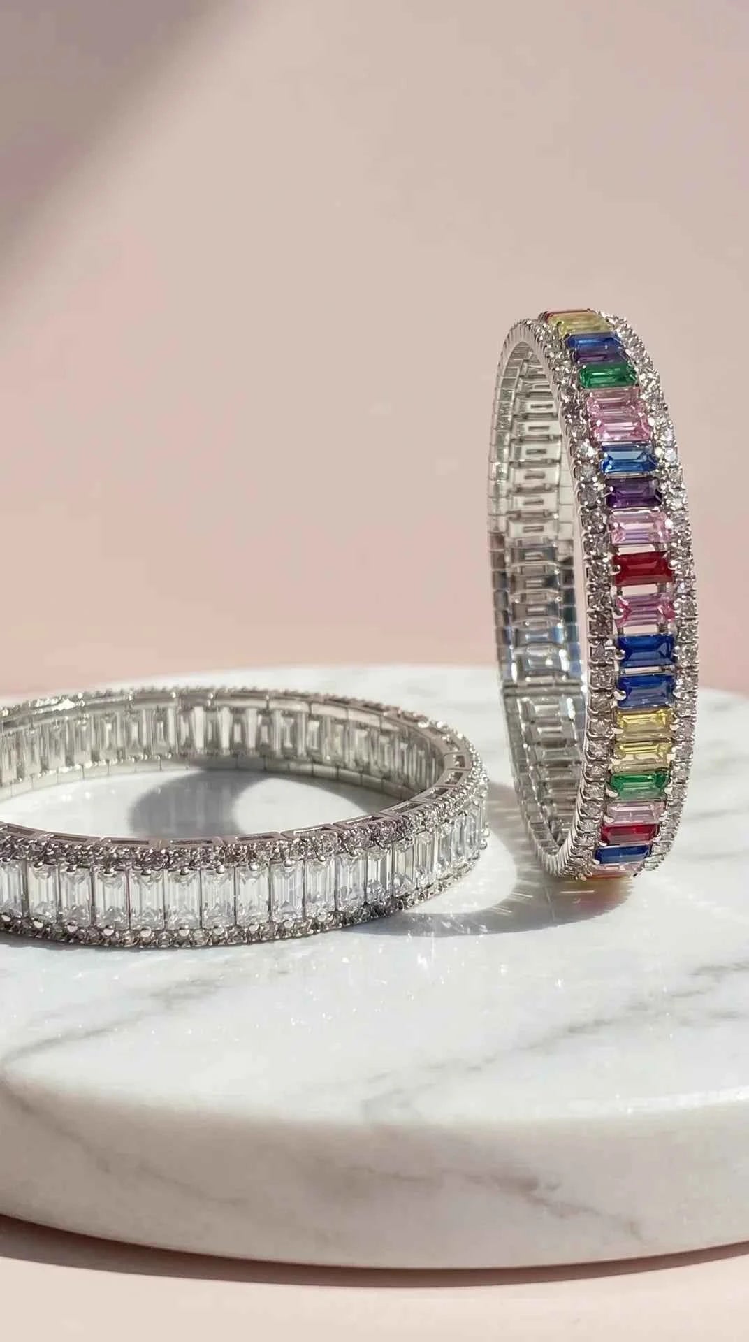 Stretchy Free Size Crystal Bracelet Bangle