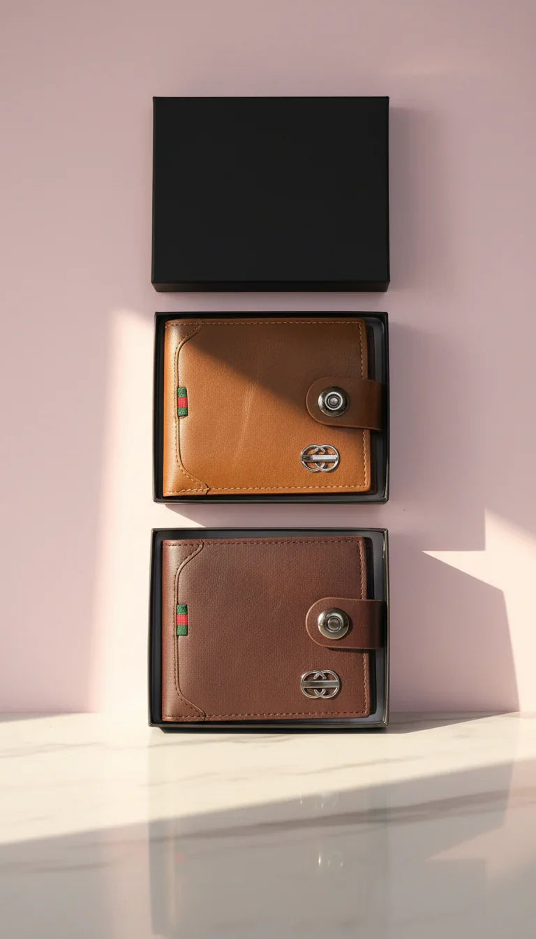 G Monogram Men's Wallet With Gift Box
