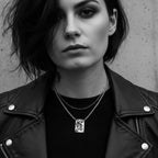 Skull Choker Necklace – Sterling Silver 925 – Byzantine Chain