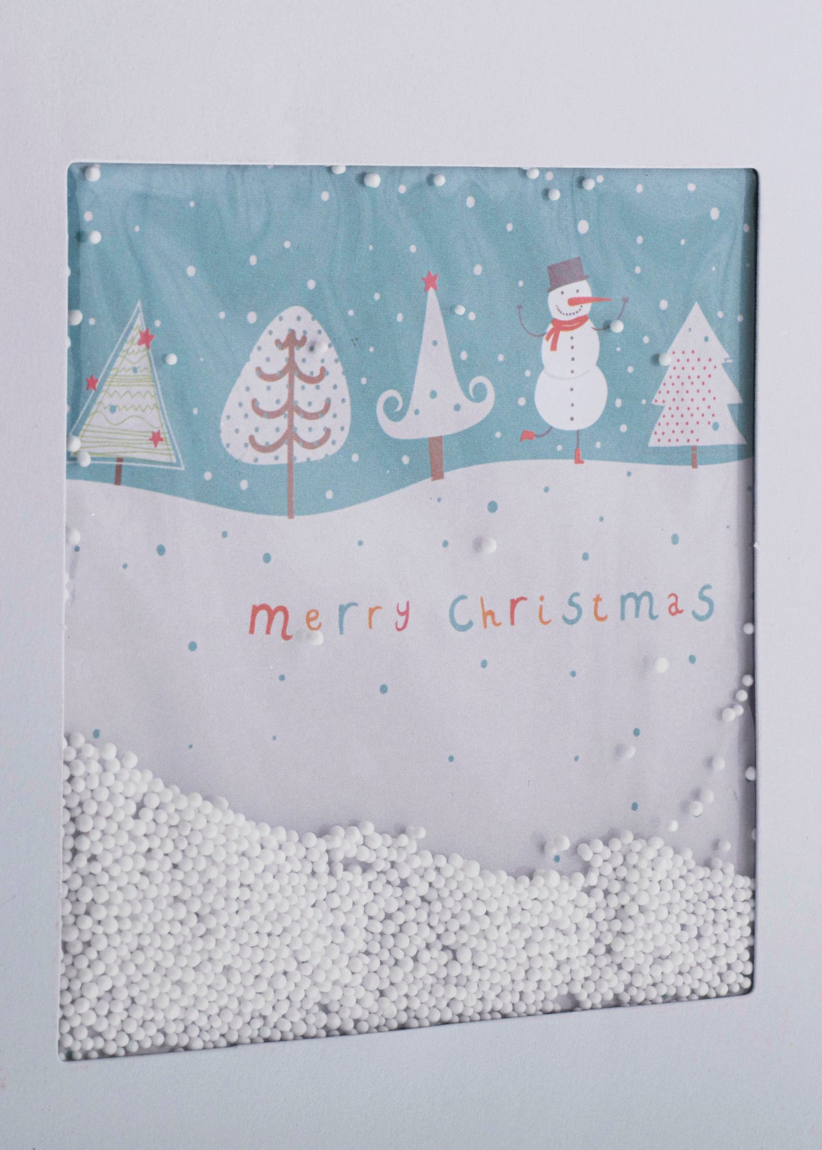 Collins Christmas Cards - Winter Scene with 3D Snow Effect Cover Design - 10 Pack Festive Greeting Cards
