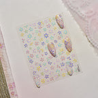 Hello Claws | Colourful Spring Flower Nail Deco Sticker