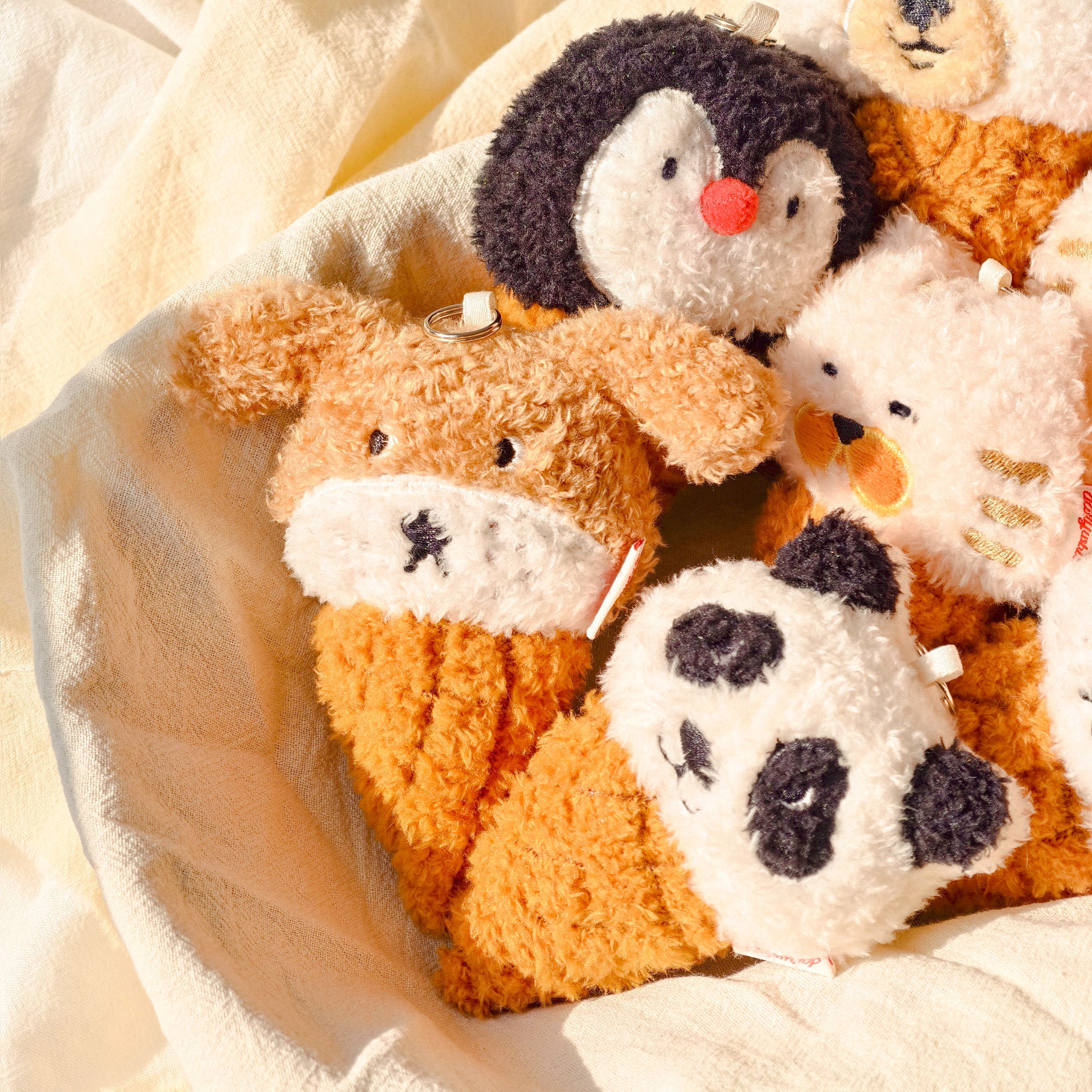 Daily White | Penguin Ice Cream Cone Plush Charm