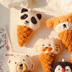 Daily White | White Ice Cream Cone Plush Charm