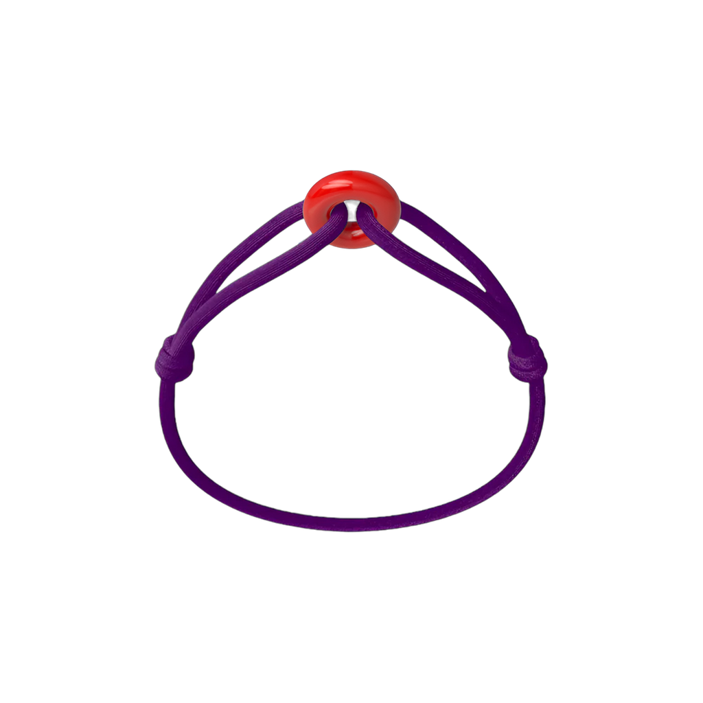 Coral Soho Cord Bracelet