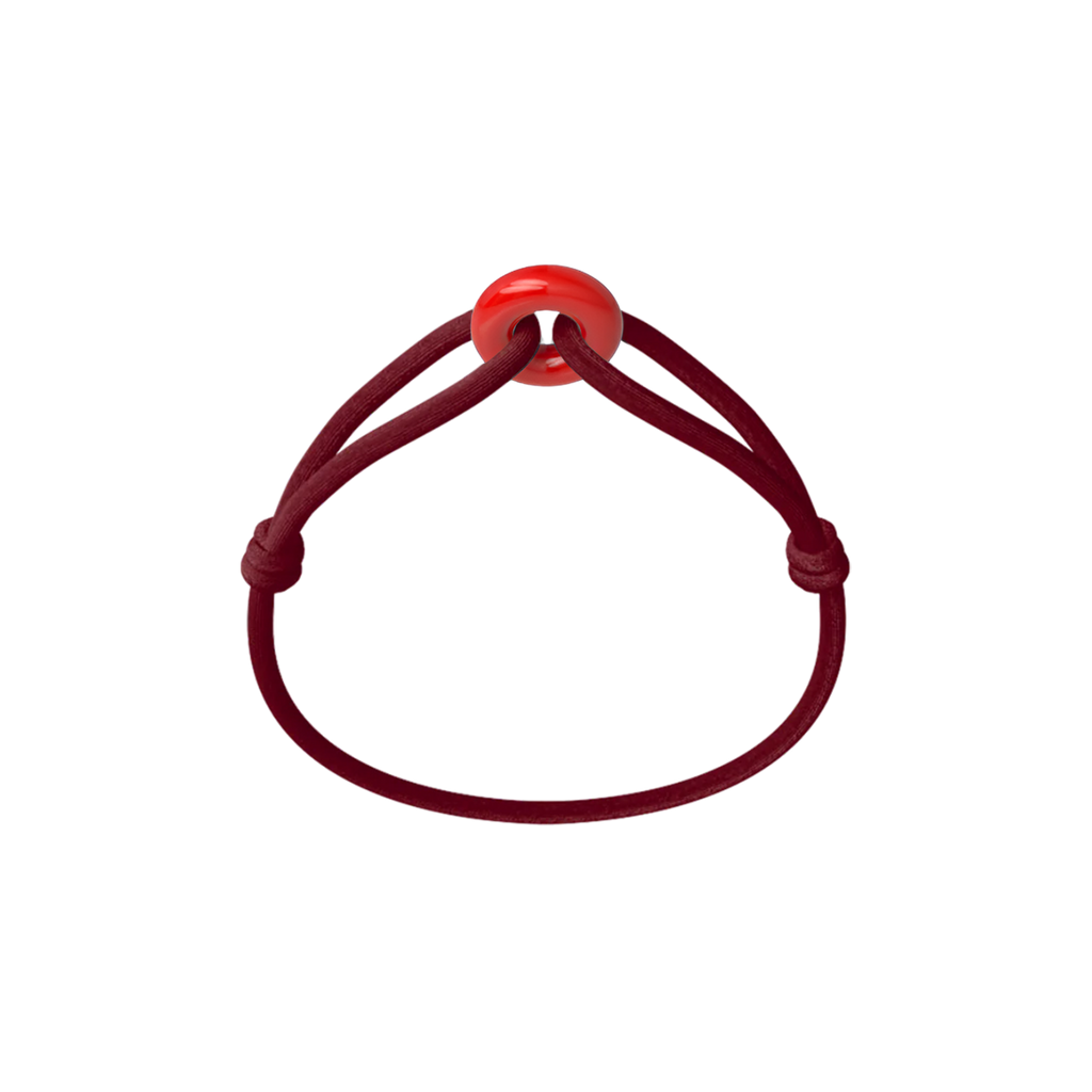 Coral Soho Cord Bracelet