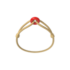 Coral Soho Cord Bracelet