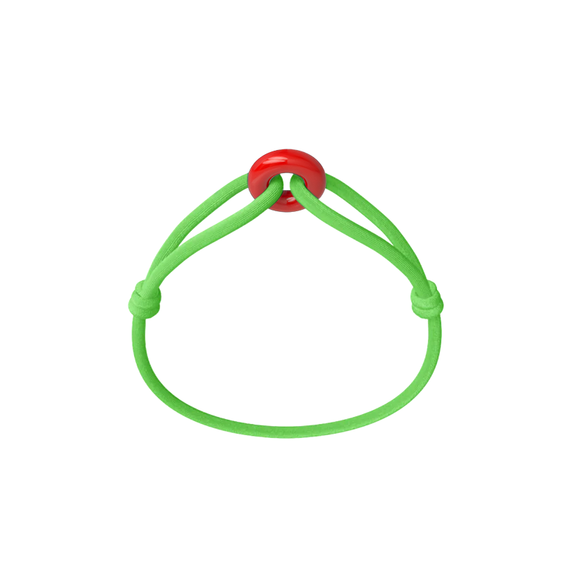Coral Soho Cord Bracelet