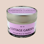 COTTAGE GARDEN - Damask Rose, Hawthorn and Violet - handmade soy candle - 100g