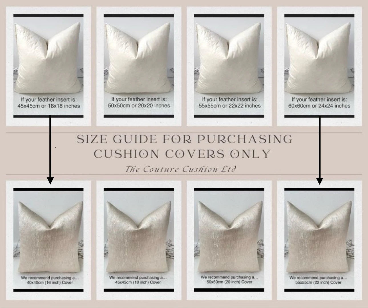 The Couture Cushion - The Ivory Varley - Style No. 64