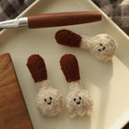 Daily White | Spoon And Fork Woollen Brooch